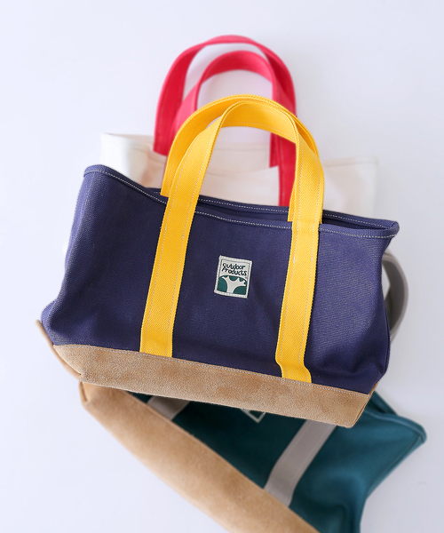 OUTDOOR PRODUCTS（アウトドアプロダクツ）の「【OUTDOOR PRODUCTS/アウトドアプロダクツ】別注 TREETAG トートバッグ（トートバッグ・メンズ・ホワイト/ネイビー/グリーン・FREE）」の8枚目の写真