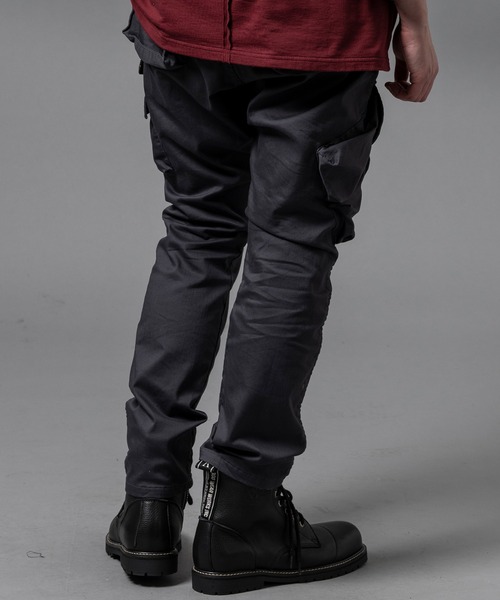 VIRGOwearworks（ヴァルゴウェアワークス）の「BAGGY-D CARGO（カーゴパンツ・メンズ・チャコールグレー/ブラック・2/4/3）」の8枚目の写真