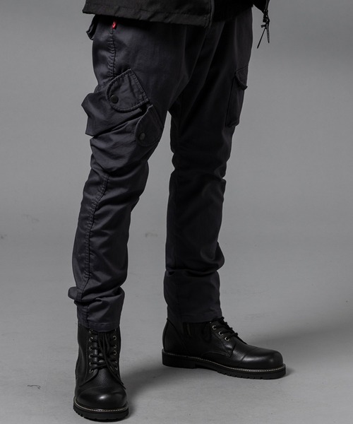 VIRGOwearworks（ヴァルゴウェアワークス）の「BAGGY-D CARGO（カーゴパンツ・メンズ・チャコールグレー/ブラック・2/4/3）」の7枚目の写真