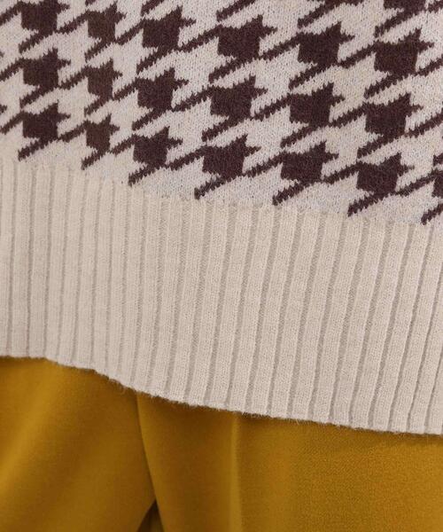 SHOO・LA・RUE（シューラルー）の「◆ざっくりもちもち柄ニット（ニット/セーター・レディース・アイボリー系1/ブラウン系その他3/アイボリー系3/キャメル・00）」の22枚目の写真