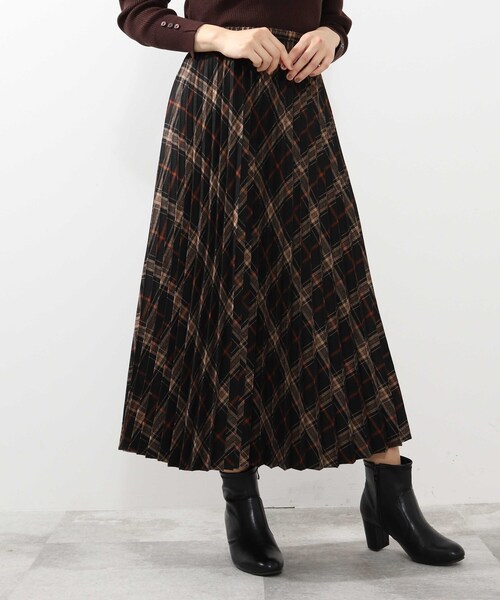 DRESKIP（ドレスキップ）の「◆アソートプリーツスカート（スカート・レディース・ブラック/ナチュラル/ブラック系1/ワイン系3・02/03）」の3枚目の写真