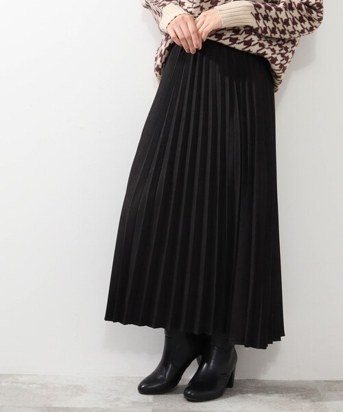 DRESKIP（ドレスキップ）の「◆アソートプリーツスカート（スカート・レディース・ブラック/ナチュラル/ブラック系1/ワイン系3・02/03）」の2枚目の写真