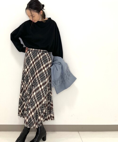 DRESKIP（ドレスキップ）の「◆アソートプリーツスカート（スカート・レディース・ブラック/ナチュラル/ブラック系1/ワイン系3・02/03）」の10枚目の写真