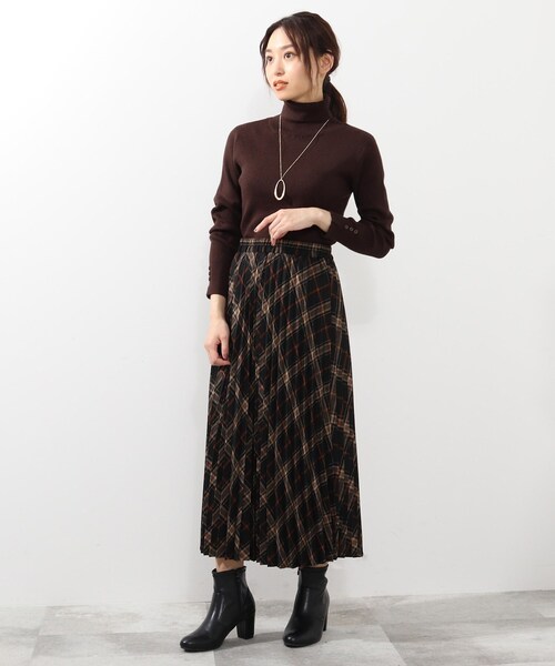 DRESKIP（ドレスキップ）の「◆アソートプリーツスカート（スカート・レディース・ブラック/ナチュラル/ブラック系1/ワイン系3・02/03）」の17枚目の写真