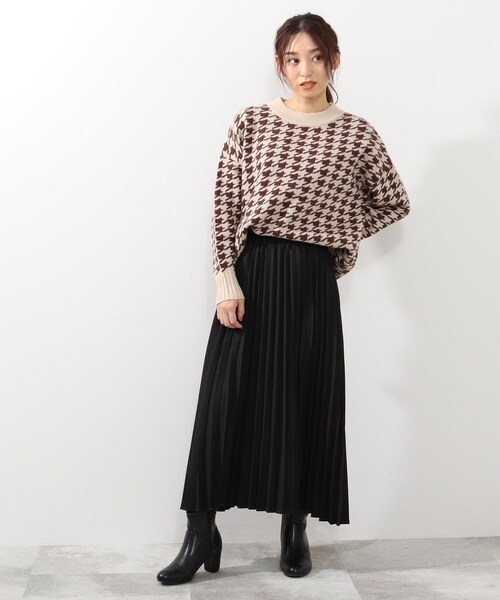 DRESKIP（ドレスキップ）の「◆アソートプリーツスカート（スカート・レディース・ブラック/ナチュラル/ブラック系1/ワイン系3・02/03）」の5枚目の写真