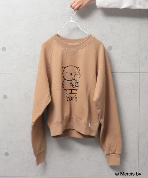 FREDY&GLOSTER(フレディアンドグロスター)の「【sportswear/スポーツウェア】Dick Brunaスウェット(スウェット・レディース・ブラウン/アイボリー/サックスブルー・FREE)」の3枚目の写真