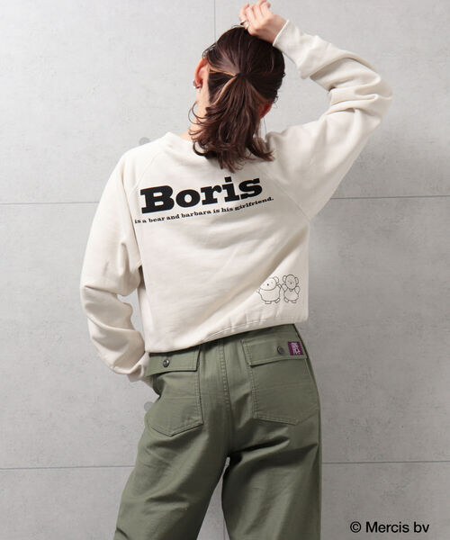 FREDY&GLOSTER(フレディアンドグロスター)の「【sportswear/スポーツウェア】Dick Brunaスウェット(スウェット・レディース・ブラウン/アイボリー/サックスブルー・FREE)」の8枚目の写真