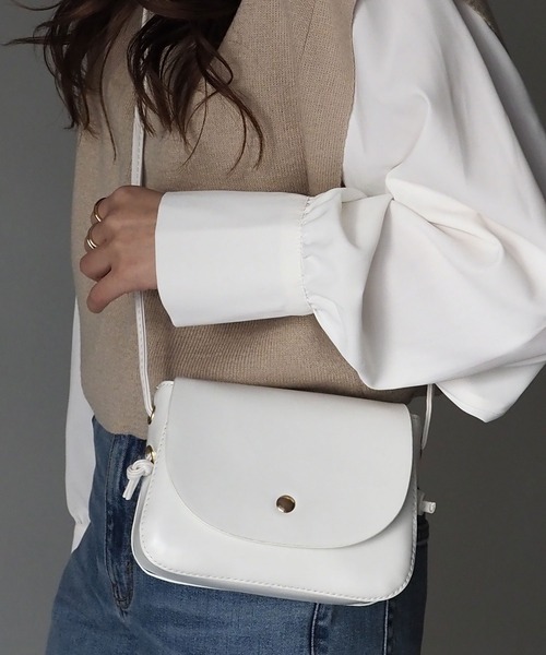 Riberry（リベリー）の「ミニショルダーバッグ（ショルダーバッグ・レディース・ホワイト/ブラック/ベージュ/ブラウン/イエロー/グリーン・FREE）」の14枚目の写真