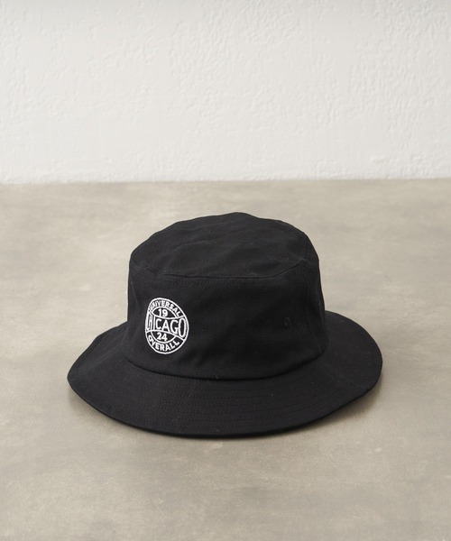 UNIVERSAL OVERALL（ユニバーサルオーバーオール）の「【UNIVERSAL OVERALL/ユニバーサルオーバーオール】別注キャンバスバケットハット（ハット・メンズ・ブラック/ベージュ/アイボリー・ONE SIZE）」の6枚目の写真