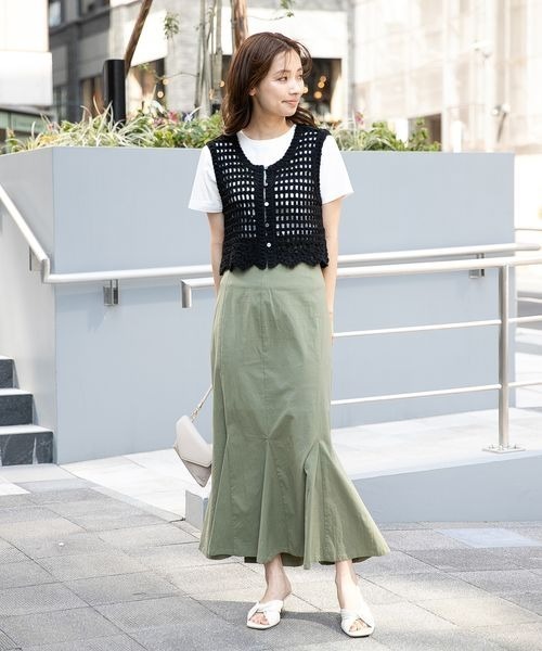 mysty woman（ミスティウーマン）の「クロスリボンサンダル 270329（サンダル・レディース・ブラック/カーキ/アイボリー・MEDIUM/LARGE）」の21枚目の写真