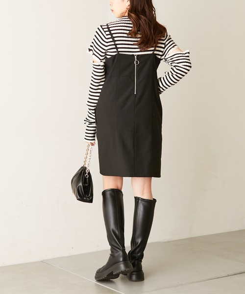 Chico（チコ）の「【新色追加】袖ボタン取り外しリブニット（ニット/セーター・レディース・ピンク/アイボリー/ホワイト系その他2/ピンク系その他2/ブラック/グレー・FREE）」の22枚目の写真