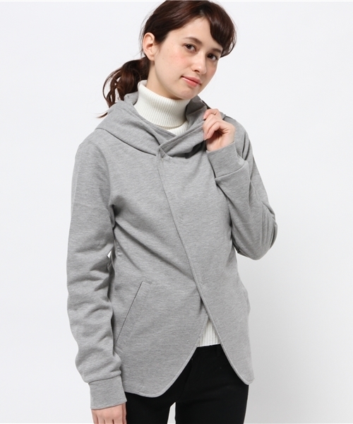 OUTLET（アウトレット）の「【Ciaopanic】HOODJKTL（その他アウター・レディース・ブラック/チャコールグレー/グリーン/グレー/ホワイト・FREE）」の4枚目の写真