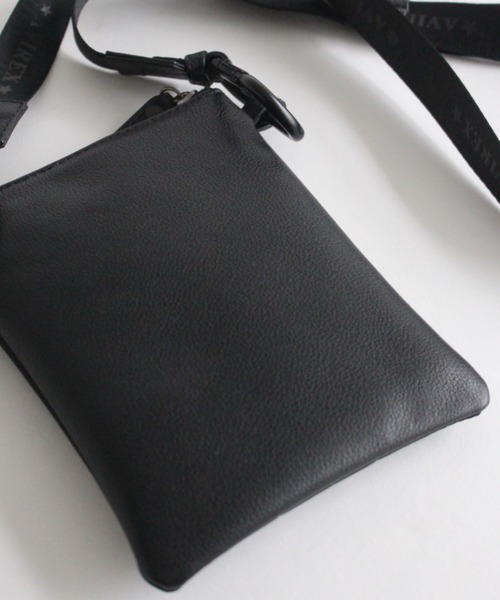 AVIREX（アヴィレックス）の「【直営店限定】MINI POUCH ストラップ付き/ ミニポーチ/ ミニショルダーバッグ（ショルダーバッグ・レディース・ブラック・FREE）」の7枚目の写真