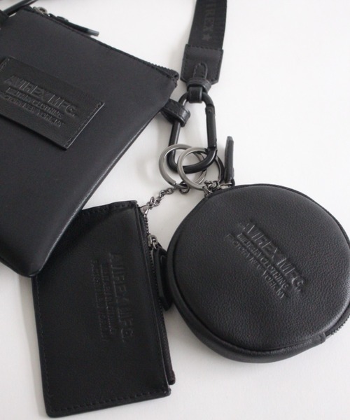AVIREX（アヴィレックス）の「【直営店限定】MINI POUCH ストラップ付き/ ミニポーチ/ ミニショルダーバッグ（ショルダーバッグ・レディース・ブラック・FREE）」の10枚目の写真