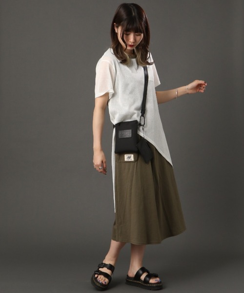 AVIREX（アヴィレックス）の「【直営店限定】MINI POUCH ストラップ付き/ ミニポーチ/ ミニショルダーバッグ（ショルダーバッグ・レディース・ブラック・FREE）」の12枚目の写真