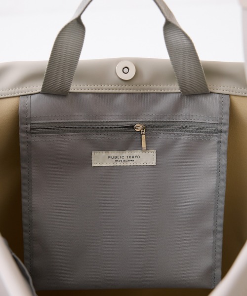 yorozu（ヨロズ）の「【YOROZU別注】ポリカーボネートタスキショルダー/ビックショルダーバッグM（ショルダーバッグ・レディース・ブラック/ベージュ/ホワイト・FREE）」の18枚目の写真