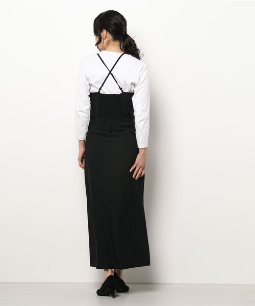 archives(アルシーヴ)の「スリットキャミワンピース(ワンピース・レディース・ブラック/アイボリー/グリーン系その他/モカ・MEDIUM/SMALL)」の13枚目の写真