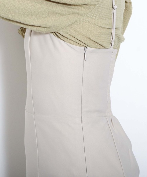 archives(アルシーヴ)の「スリットキャミワンピース(ワンピース・レディース・ブラック/アイボリー/グリーン系その他/モカ・MEDIUM/SMALL)」の10枚目の写真