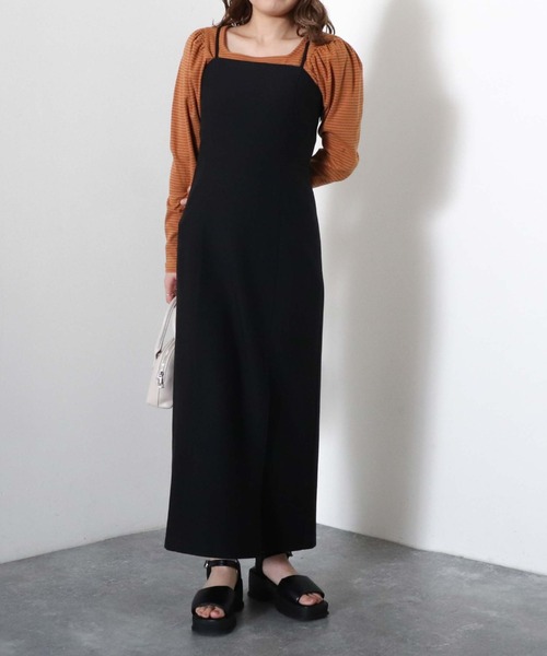 archives(アルシーヴ)の「スリットキャミワンピース(ワンピース・レディース・ブラック/アイボリー/グリーン系その他/モカ・MEDIUM/SMALL)」の22枚目の写真