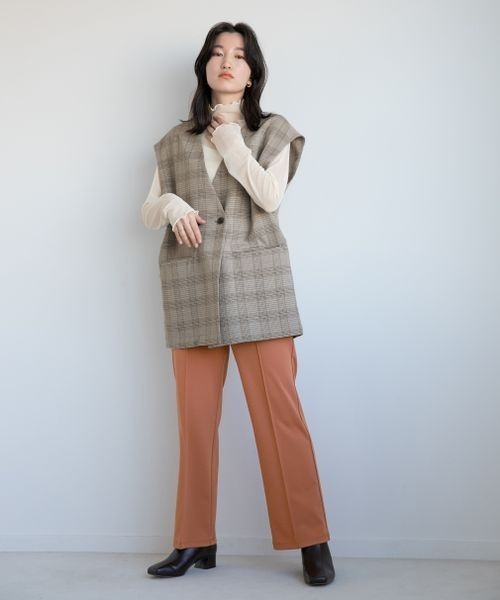 LOWRYS FARM(ローリーズファーム)の「バスケットベスト 260531(その他アウター・レディース・アイボリー/チャコールグレー/グレー系その他/グリーン/パープル/オレンジ/ブルー/その他19・FREE)」の9枚目の写真