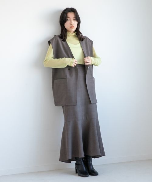 LOWRYS FARM(ローリーズファーム)の「バスケットベスト 260531(その他アウター・レディース・アイボリー/チャコールグレー/グレー系その他/グリーン/パープル/オレンジ/ブルー/その他19・FREE)」の11枚目の写真