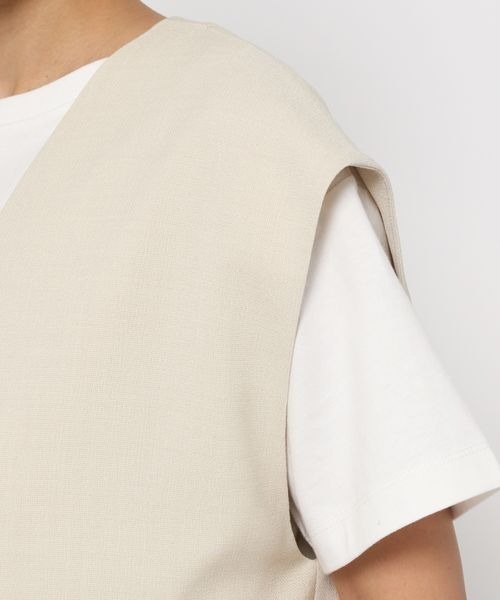 LOWRYS FARM(ローリーズファーム)の「バスケットベスト 260531(その他アウター・レディース・アイボリー/チャコールグレー/グレー系その他/グリーン/パープル/オレンジ/ブルー/その他19・FREE)」の21枚目の写真