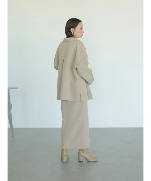 rem closet（レムクローゼット）の「ダブルクロスジャケット（その他アウター・レディース・ブラック/ベージュ・FREE）」の11枚目の写真