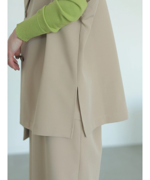 rem closet（レムクローゼット）の「ダブルクロスジャケット（その他アウター・レディース・ブラック/ベージュ・FREE）」の10枚目の写真