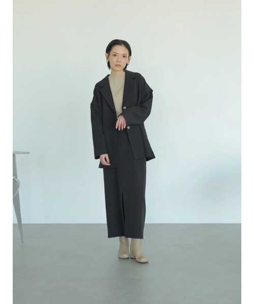 rem closet（レムクローゼット）の「ダブルクロスジャケット（その他アウター・レディース・ブラック/ベージュ・FREE）」の22枚目の写真