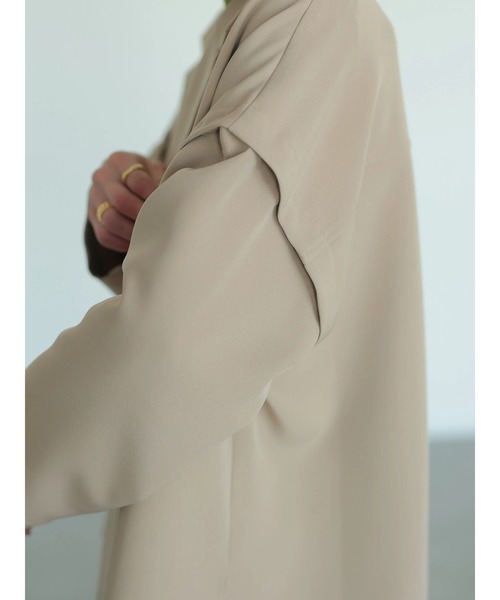 rem closet（レムクローゼット）の「ダブルクロスジャケット（その他アウター・レディース・ブラック/ベージュ・FREE）」の20枚目の写真