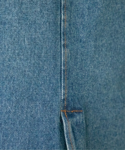 ANGIE（アンジー）の「Vネックデニムジャンスカ（ジャンパースカート・レディース・ブラック/オフホワイト/ブルー・FREE）」の14枚目の写真