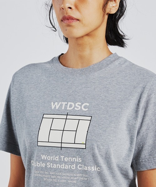 DOUBLE STANDARD CLOTHING(ダブルスタンダードクロージング)の「グラフィックTシャツ(Tシャツ/カットソー・レディース・オフホワイト/グリーン/トップグレー・FREE)」の8枚目の写真