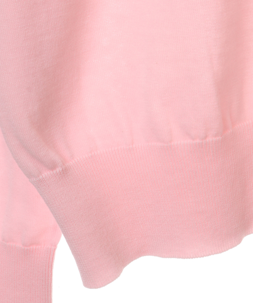 Tiara（ティアラ）の「綿シルクニットカーディガン（カーディガン/ボレロ・レディース・ピンク/ライトピンク・FREE）」の8枚目の写真
