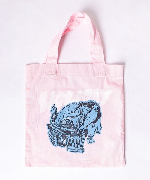 HOLIDAY（ホリデイ）の「COTTON TOTE BAG コットントートバッグ（トートバッグ・レディース・ホワイト/レッド/ピンク/ブルー・ONE SIZE）」の4枚目の写真