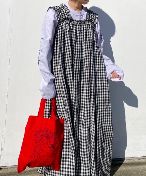 HOLIDAY（ホリデイ）の「COTTON TOTE BAG コットントートバッグ（トートバッグ・レディース・ホワイト/レッド/ピンク/ブルー・ONE SIZE）」の6枚目の写真