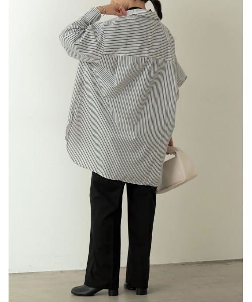 Re:EDIT（リエディ）の「[低身長サイズ有]2WAYカラーツイル裾リボンセンタープレスパンツ（その他パンツ・レディース・キャメル/アイボリー/オレンジ/ブルー/ブラック・LARGE/MEDIUM/SHORT）」の19枚目の写真