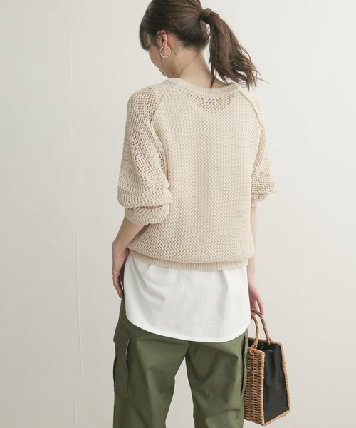 URBAN RESEARCH DOORS（アーバンリサーチドアーズ）の「コットンラウンドロングタンクトップ（タンクトップ・レディース・オフホワイト・MEDIUM）」の5枚目の写真