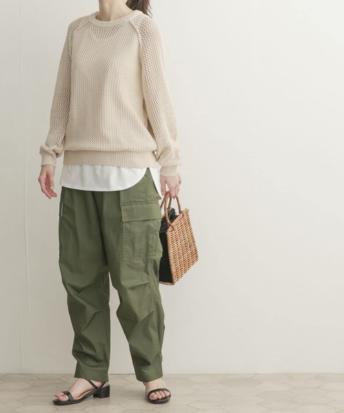 URBAN RESEARCH DOORS（アーバンリサーチドアーズ）の「コットンラウンドロングタンクトップ（タンクトップ・レディース・オフホワイト・MEDIUM）」の6枚目の写真