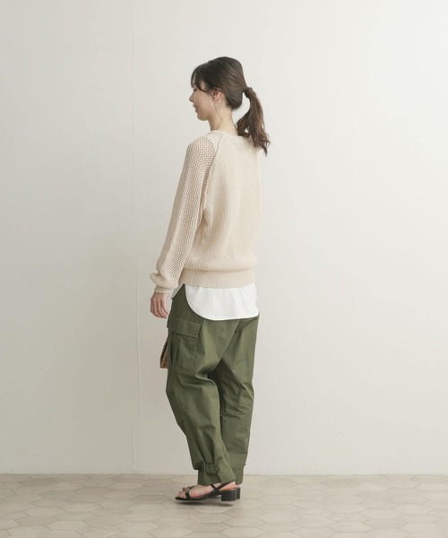 URBAN RESEARCH DOORS（アーバンリサーチドアーズ）の「コットンラウンドロングタンクトップ（タンクトップ・レディース・オフホワイト・MEDIUM）」の7枚目の写真