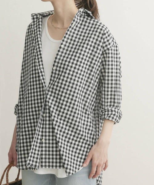 URBAN RESEARCH DOORS（アーバンリサーチドアーズ）の「コットンラウンドロングタンクトップ（タンクトップ・レディース・オフホワイト・MEDIUM）」の8枚目の写真