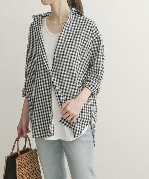 URBAN RESEARCH DOORS（アーバンリサーチドアーズ）の「コットンラウンドロングタンクトップ（タンクトップ・レディース・オフホワイト・MEDIUM）」の10枚目の写真