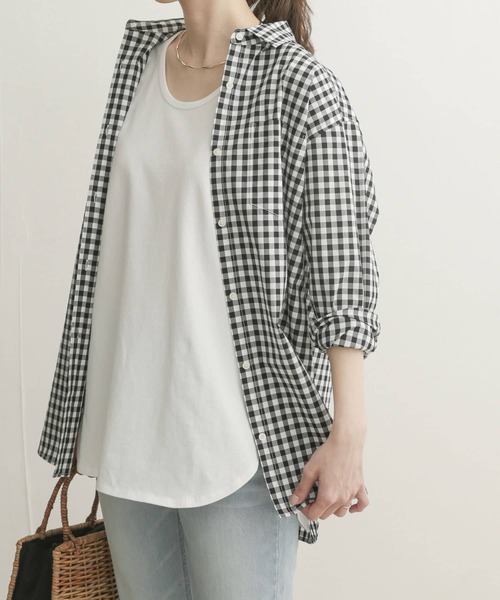 URBAN RESEARCH DOORS（アーバンリサーチドアーズ）の「コットンラウンドロングタンクトップ（タンクトップ・レディース・オフホワイト・MEDIUM）」の13枚目の写真