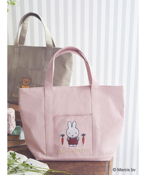 Miffy 刺繍トートバッグ トートバッグ Maison De Fleur メゾンドフルール のファッション通販 Zozotown Miffy 刺繍トートバッグ トートバッグ Maison De Fleur メゾンドフルール のファッション通販 Zozotown