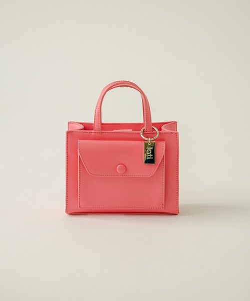 loti（ロティ）の「WEB限定 loti ポケットミニスクエアショルダー（ショルダーバッグ・レディース・ブラック/ピンク/イエロー/グリーン・ONE SIZE）」の16枚目の写真