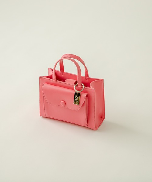 loti（ロティ）の「WEB限定 loti ポケットミニスクエアショルダー（ショルダーバッグ・レディース・ブラック/ピンク/イエロー/グリーン・ONE SIZE）」の7枚目の写真