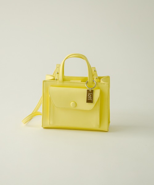 loti（ロティ）の「WEB限定 loti ポケットミニスクエアショルダー（ショルダーバッグ・レディース・ブラック/ピンク/イエロー/グリーン・ONE SIZE）」の5枚目の写真