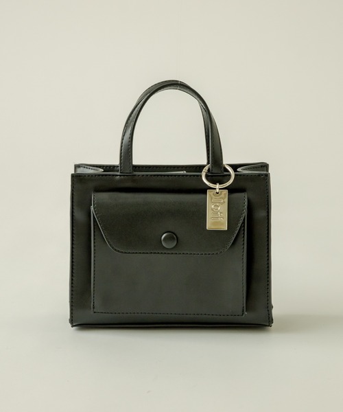 loti（ロティ）の「WEB限定 loti ポケットミニスクエアショルダー（ショルダーバッグ・レディース・ブラック/ピンク/イエロー/グリーン・ONE SIZE）」の17枚目の写真