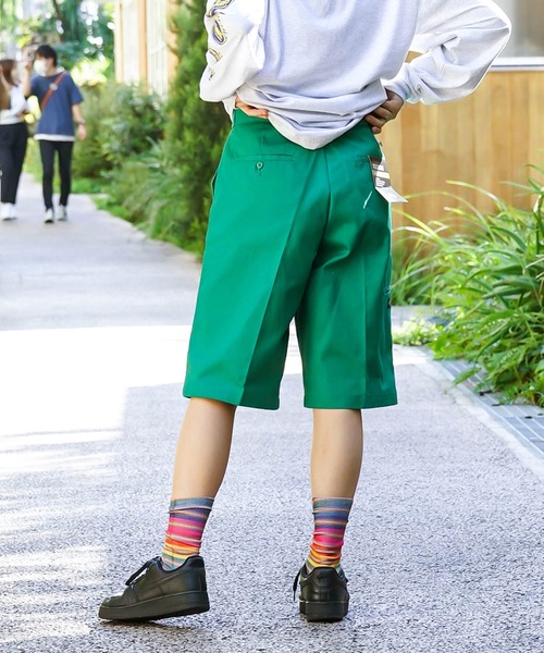 【セール】【DICKIES/ディッキーズ】ＪＰセルフォンワークショーツ １８２Ｍ４０ＷＤ１３ ワイドショーツ ワンポイント（その他パンツ）｜Dickies（ディッキーズ）