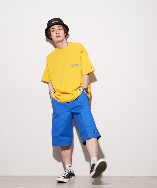 【セール】【DICKIES/ディッキーズ】ＪＰセルフォンワークショーツ １８２Ｍ４０ＷＤ１３ ワイドショーツ ワンポイント（その他パンツ）｜Dickies（ディッキーズ）