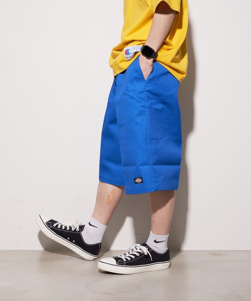 【セール】【DICKIES/ディッキーズ】ＪＰセルフォンワークショーツ １８２Ｍ４０ＷＤ１３ ワイドショーツ ワンポイント（その他パンツ）｜Dickies（ディッキーズ）